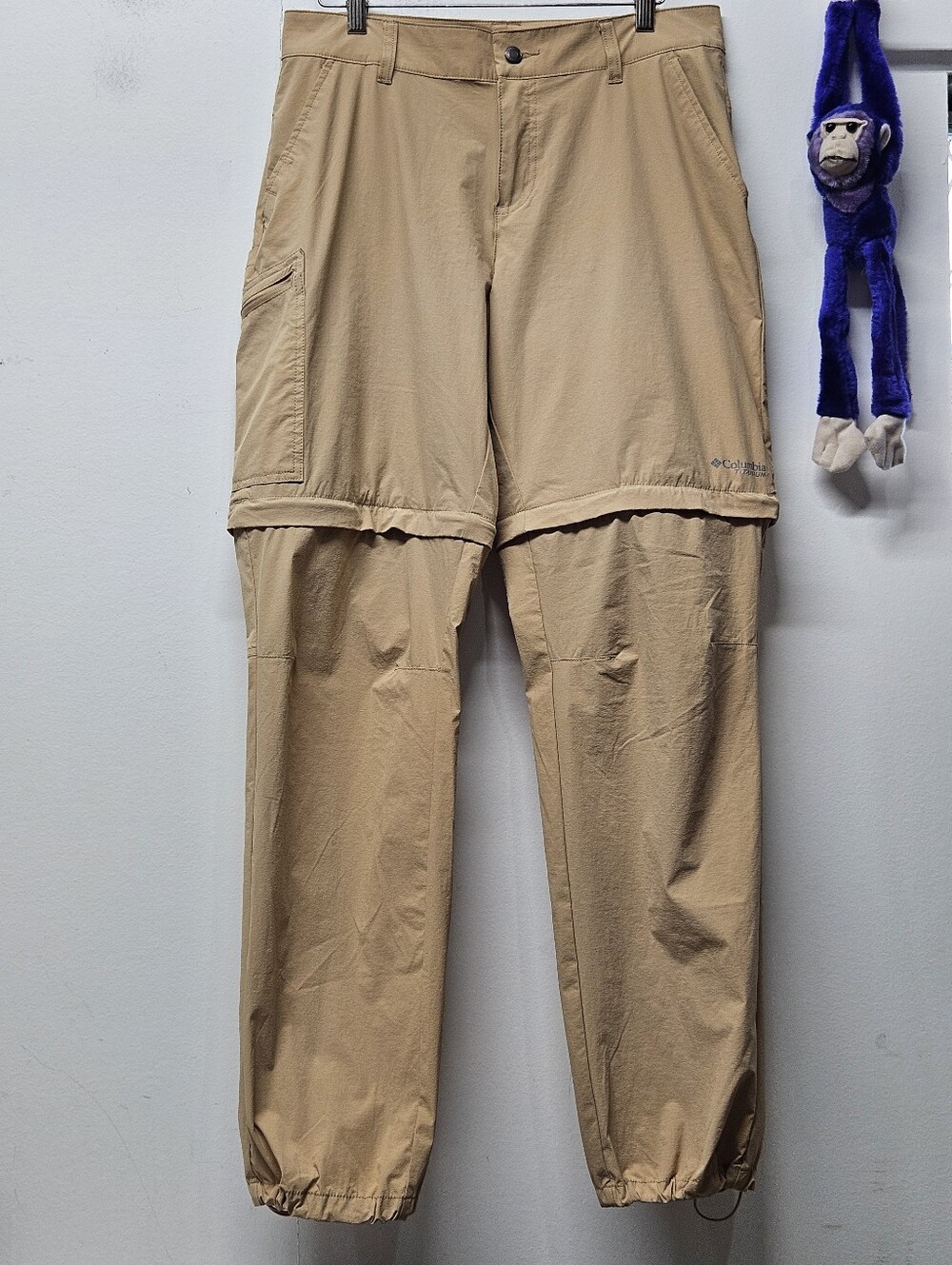 Columbia Womens Silver Ridge Utility Convertible Pant Size 10 Regular Beige